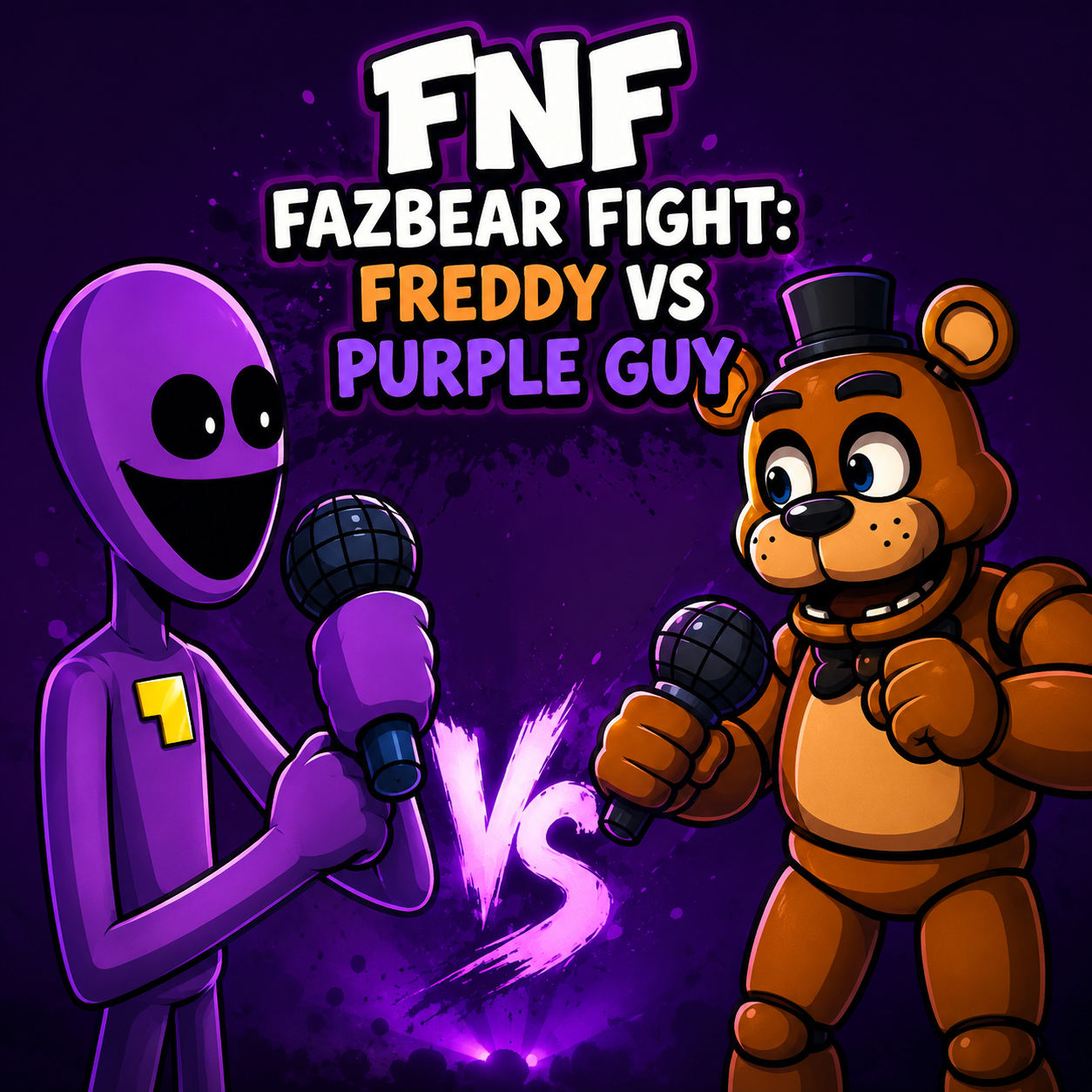 FNF Fazbear Fight: Freddy vs Purple Guy
